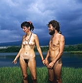 23, Hawaii, nudist couple, nudist pair, naked, stripped, naturist couple, naturist, holidays, nudist, Honokohau, grassy, soddy, coast , Kona, freikrperkultur, 1990, storm, drift, touch, clouds, suntain oil, fkk, love, confab, talking, on holiday, recreation, relaxation, repose, rest, game, beach, coast, nudism, naturism, attitude, pose, posture, bay, gulf, clear, hygienic, pure, clean, man, woman, bath, bathe, bathing, water, bush, CD 0106