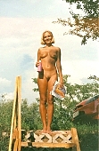 sunshine, nudist lady, woman, naturist, naturist beach, chalice, girl, award, sun, friend, scale, stairway, girlfriend, brown, skin, sunlit, delight, smile, unclad woman, INF, taking photographs, attitude, pose, nude, nudity, naked girl, unclad body, young naturists, naked body, nude body, nudist place, fkk, posture, naturist girl, in a state of nature, in the buff, in the nude, naturism, unclad, stripped, nudist, nudism, young, naked, recreation, relaxation, repose, rest, camping, beach, Delegyhaza, CD 0095