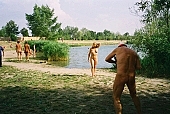 to get taken, naturist, nudist, naturism, nudism, fellowship, families, family, Omszk, Omszki lake, park, Budakalasz, Budapest, summer, naturist pair, Hungary, lake, lake side, recreation, relaxation, repose, rest, disengagement, distraction, resource, CD 0085