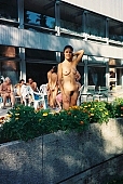 elte, nudist band, Budapest, nature, in the park, sunshine, sun, sunlight, water, bathe, bathing, swimming pool, bath, bath, fittness, room, nudist, naked, stripped, exhibitionist, gymnastic room, gymnastics, 2003, CD 0083