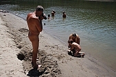 naturism club, Anyas, Hungary, Tisza, Tisza river, happiness, on holiday, happy, familiar, domesticity, naturism, riverside, sunbathing, dame, lady, beauty, beautiful, pretty, looker, affection, liking, love, sit, lay, laid, sandcastle, naturist, nudism, nudist, naked, stripped, unclothed, fkk, INF, NFN, naturist beach, family, man, woman, trip, river, water, sand, sands, bathe, bathing, swim, disengagement, distraction, resource, game, sandcastle building, programme, engagement, collective programme, family programme, clever, Mindszent, summer, warm, sunlight, sunshine, 2007, CD 0048, Kiss L�szl�, L�szl� Kiss
