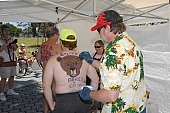 nude man, body painting, nudist protester, naturism, nudist man, nudist group, friend, friendly group, Greens, bicycle procession, environmental pollution, street procession, nudist men, live billboard, live advetising hoarding, naked, unclothed, protester, brush, paint, body paint, air paint brush, nude woman, symbol, naturist, naked back, on the back, group, notice, man, naturist demonstrative, naked demonstrator, naked programme, woman, nudism, text of protest, environmental, nudist, square, demo, cyclist, cycler, protest, environmentalists, notable, remarkable, coterie, concourse, advertisement, environment, ambience, conviction, straight-out, wholeheartedly, WNBR, USA, San Francisco, street, on the street, streets of San Francisco, women, gents, men, protesters, World Naked Bike Ride, confluence, body, stripped, road, cycling tour, attention rising, bicycle, cycling, procession, fight against the dependence, California, 2007, CD 0075