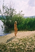 naturist woman, nudist, naturism, nudism, fellowship, families, family, Omszk, Omszki lake, park, Budakalasz, Budapest, summer, naturist pair, Hungary, lake, lake side, recreation, relaxation, repose, rest, disengagement, distraction, resource, CD 0085