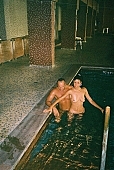 elte, swimming pool, pool, vat, to get taken, pair, man, woman, gymnastic room, training, bath, fitness, room, Budapest, nudist, naked, stripped, nakeds, exhibitionist, naturist, fkk, CD 0083