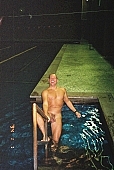 swimming pool, water, attitude, pose, posture, taking photographs, afterimage, naked, stripped, naturist programme, nudist programme, muscle, muscular, muscular man, naturist man, naturist, nudist, bath, bath, nude man, naturism, nudism, unclothed, INF, in a state of nature, in the buff, in the nude, nude, body, man, gymnastics, sport, training, team, recreation, relaxation, repose, rest, entertainment, elte, Budapest, CD 0065