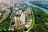 Szeged, railway station, depot, MAV, www.mav-start.hu, mavdirect, 06 40 494949, person, station, getter, marshalling-yard, transfer station, shunting yard, switchyard, shunt, rail, tracks, Hungarian National Railways, container, containers, cathedral, Dom, old bridge, bridge, Ujszeged, air photograph, air photo, air photos, aerials, Hungary, birds eye view, high, concrete, town, city, outskirts, city center, garden city, garden suburb, faubourg, house, houses, line of houses, crossroads, crossing, street, streets, circuit, boulevard, circuits, car, road, building, buildings, park, green, garden, environment, ambience, everyday life, at home, countryside, aldermanry, plan, air, aerial, promenad, square, classical, recent, trendy, of value, of high value, expensive, plot, building operations, development, gardens, rooftop, beauty, beautiful, pretty, bridge of downtown, river, Tisza, garden pool, pool, vat, bogie, luxory places, luxory housing, white, blue, brown, yellow, flat, gray, of birds eye view, regular, CD 0029, Kiss L�szl�, L�szl� Kiss