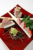 composition, food, delicious, healthy, kiwi, vegetable, tomato, ham, leg of pork, calorie  poor, protein, red, reflection, cold collation, cold meat, cold buffet, breakfast, meal, snack, vitamins, victuals, comestible, edibles, smoked, smoke-dried, vegetarian, close-up, standing, egg, cheese, alga, algae, olive, pineapple, cube, steak, cut, Sidney, opera house, leek, broccoli, brocoli, chives, basil, leaf, paprika, red capsicum, red pepper, bowl, platter, plan, quadratic, CD 0013, Kiss L�szl�, L�szl� Kiss