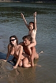 on holiday, happy, familiar, domesticity, naturism, chit attitude, riverside, sunbathing, dame, lady, beauty, beautiful, pretty, looker, affection, liking, love, sit, lay, laid, sandcastle, naturist, nudism, nudist, naked, stripped, unclothed, fkk, INF, NFN, family, man, woman, Mindszent, summer, warm, trip, river, water, sand, sands, bathe, bathing, swim, disengagement, distraction, resource, game, sandcastle building, programme, engagement, collective programme, family programme, clever, 2007, CD 0048, Kiss L�szl�, L�szl� Kiss