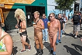 2010, 26, 56, September, Sept, folsom, street, fair, market, demo, gay parade, naked, stripped, gents, men, San Francisco, skin, leather, boot, S / M, cast, characters, crowdes, Kiss Lszl, Lszl Kiss