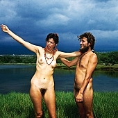 10, Hawaii, Honokohau, grassy, soddy, coast , Kona, 1990, storm, drift, touch, clouds, suntain oil, fkk, love, confab, talking, nudist couple, nudist pair, freikrperkultur, naked, stripped, naturist couple, naturist, holidays, nudist, on holiday, recreation, relaxation, repose, rest, game, beach, coast, nudism, naturism, attitude, pose, posture, bay, gulf, clear, hygienic, pure, clean, man, woman, bath, bathe, bathing, water, bush, CD 0106