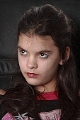 dame, lady, woman, portrait, portraiture, girl, countenance, look, man, to charm, smile, enchantress, red, dress, young, highlight, black, hair, laughing, eyes, beauty, beautiful, pretty, amiable, charming, comely, attractive, engaging, way, CD 0018, Kiss L�szl�, L�szl� Kiss