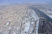 Szeged, town, city, winter, wintry, aerials, air photographs, city center, MAV, railway station, depot, Tisza, square, landscape, line of houses, street, streets, car, road, cars, building, buildings, critter, haze, steam, vapor, roads, ways, park, garden, environment, ambience, neighbor, neighborhood, everyday life, at home, countryside, aldermanry, plan, air, aerial, air photograph, air photo, tower, CD 0029, Kiss Lszl, Lszl Kiss