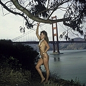 naturist girl, photo, foto, taking photographs, nude photo, nudist, naturist, posture, woman, happy, naturist woman, USA, San Francisco, Golden Gate, white, white necklace, white bracelet, naked body, freikörperkultur, INF, in a state of nature, in the buff, in the nude, dame, lady, pretty woman, nudist girl, naked, stripped, girl, young, coast, fkk, naturist young, attitude, pose, photographer, Lands end, sea, billows, deep, nude, nudity, body, nude woman, nakedness, tree, modell, smile, naturism, nudism, curl, hair, waterfront, CD 0104, 24
